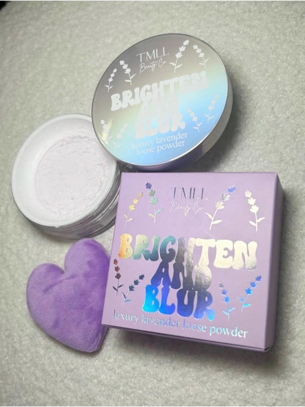 TMLL Brighten and Blur Luxury Lavender Loose Powder
